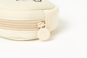 MINI POUCH ROUND CAT WHITE