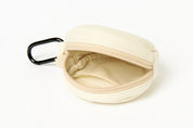 MINI POUCH ROUND CAT WHITE