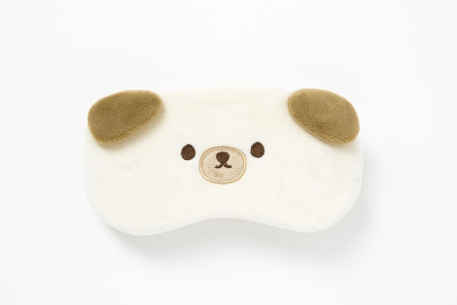Plush Sleeping Mask - Brown Puppy