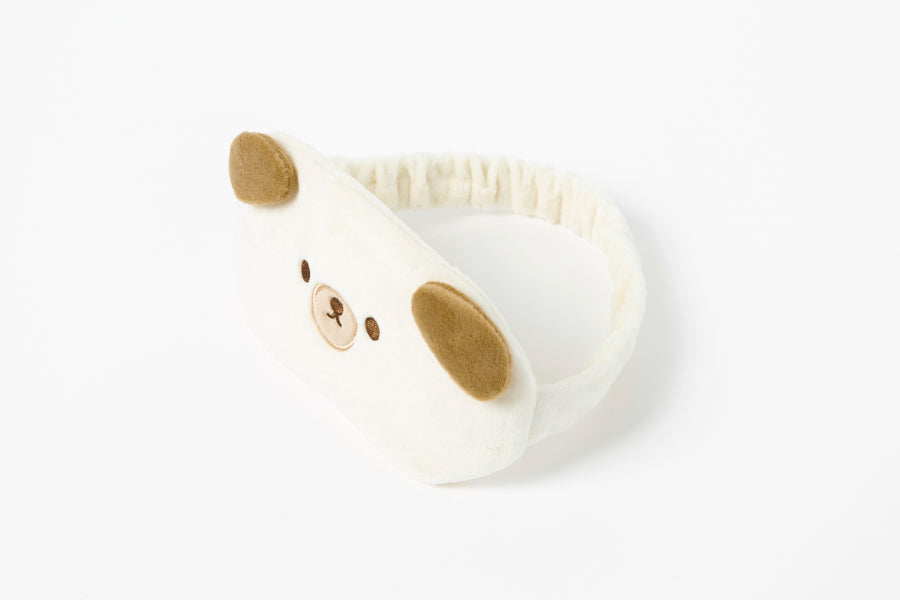Plush Sleeping Mask - Brown Puppy
