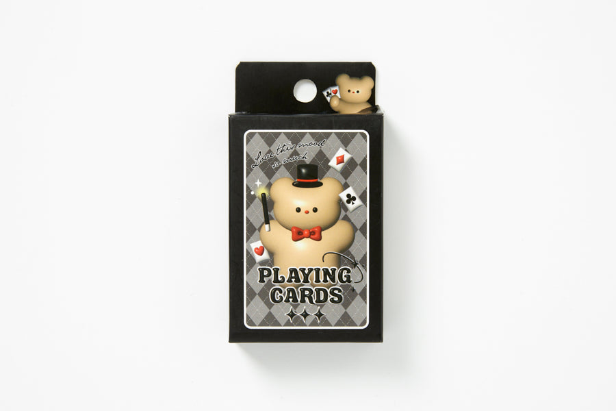 PLAYING CARD 3D BROWN BEAR