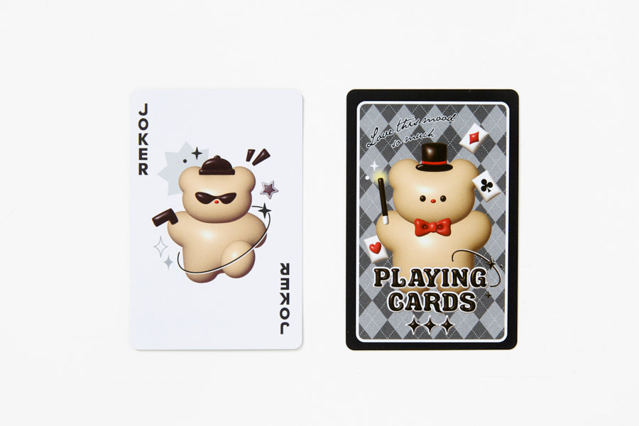 PLAYING CARD 3D BROWN BEAR