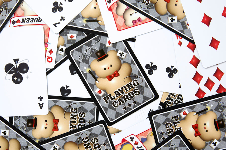 PLAYING CARD 3D BROWN BEAR