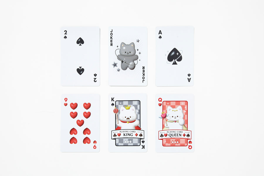 PLAYING CARD 3D CAT