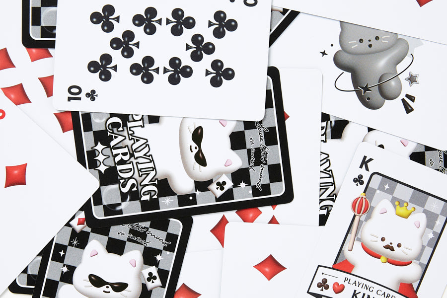 PLAYING CARD 3D CAT