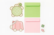 CARD TURTLE SUPPORT N LUCK DOMSONG SET