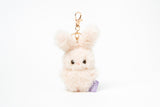 BAG CHARM WIRE EARS PINK RABBIT