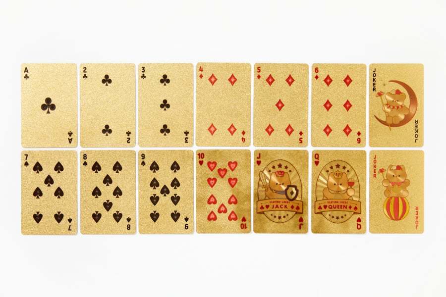 PLAYING CARD(GOLD) RABBIT