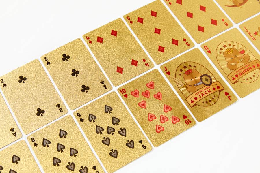 PLAYING CARD(GOLD) RABBIT