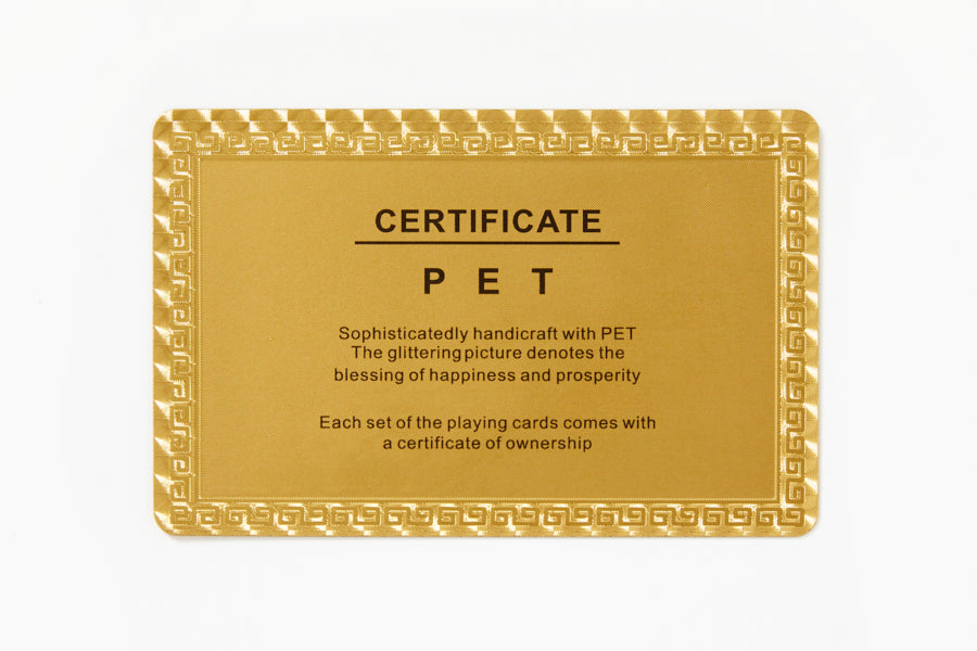 PLAYING CARD(GOLD) RABBIT