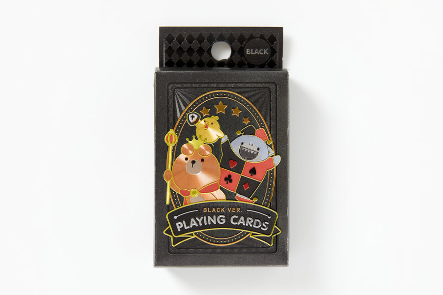 PLAYING CARD BLACK PLAYING CARDS GALAPAGOS