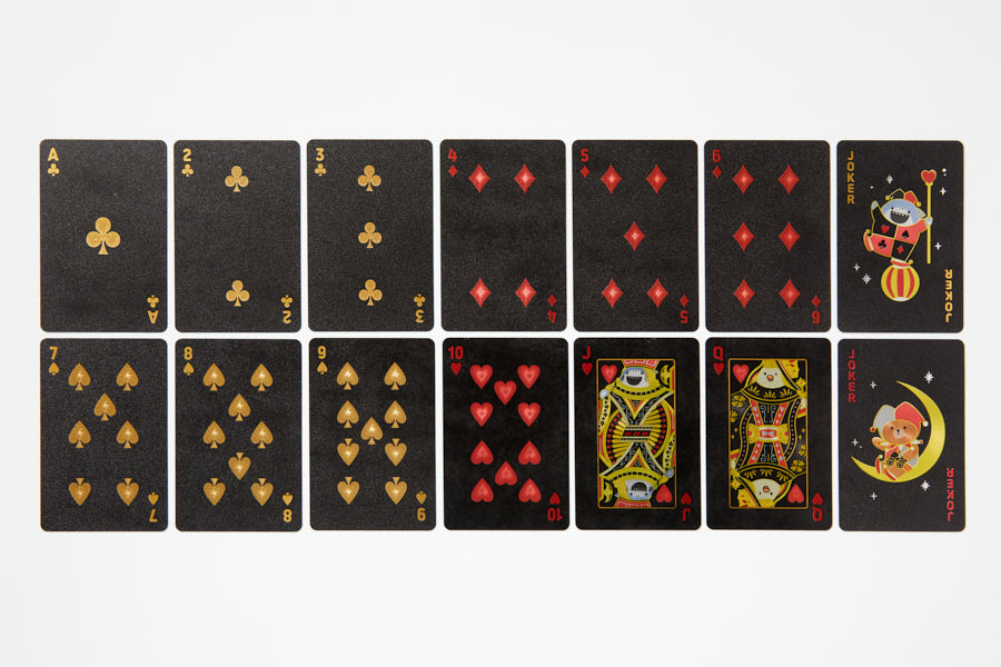 PLAYING CARD BLACK PLAYING CARDS GALAPAGOS