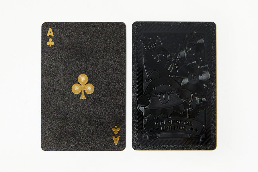 PLAYING CARD BLACK PLAYING CARDS GALAPAGOS