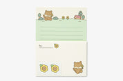 Sunflower Squirrel Letter Paper