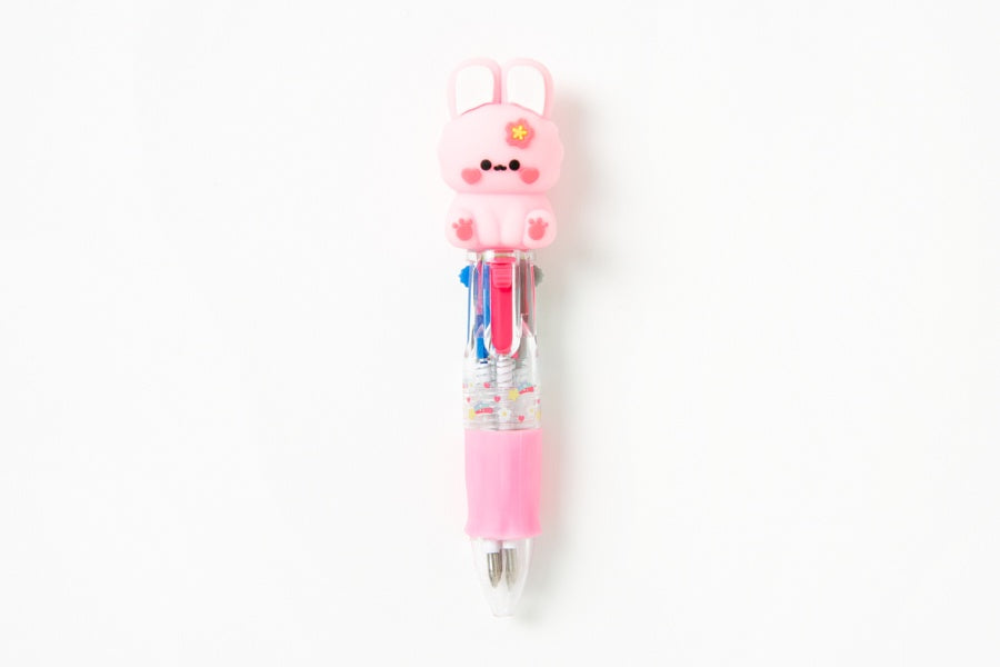 4-Color Mini Pen PINK Rabbit