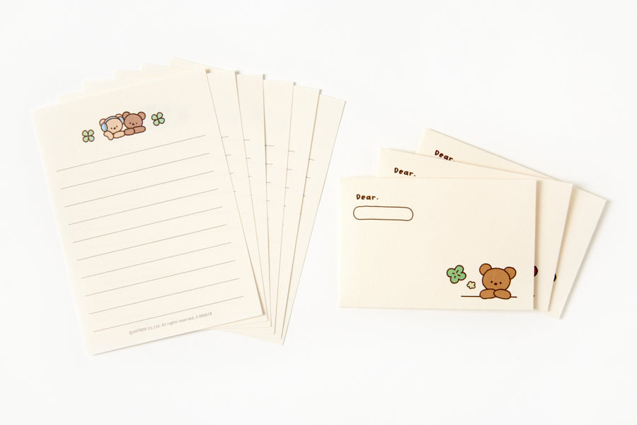 Clover Bear Letter Paper