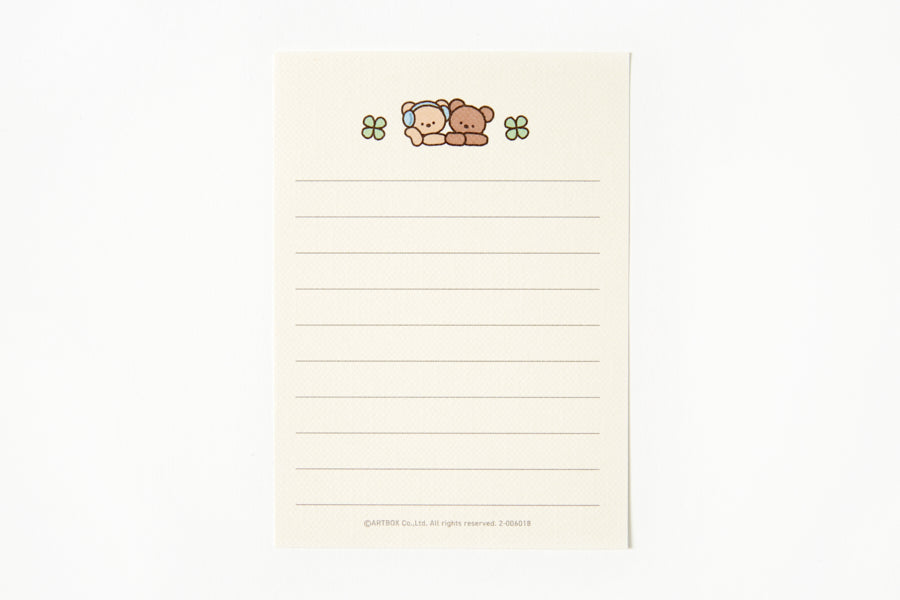 Clover Bear Letter Paper