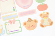 STICKER PACK BEAR CONE HAT