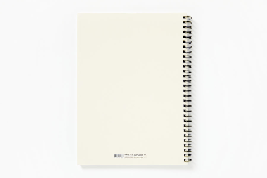 Simple Cornell Notes Sprial Notebook - Ivory