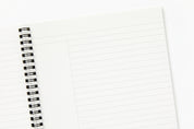 Simple Cornell Notes Sprial Notebook - Ivory