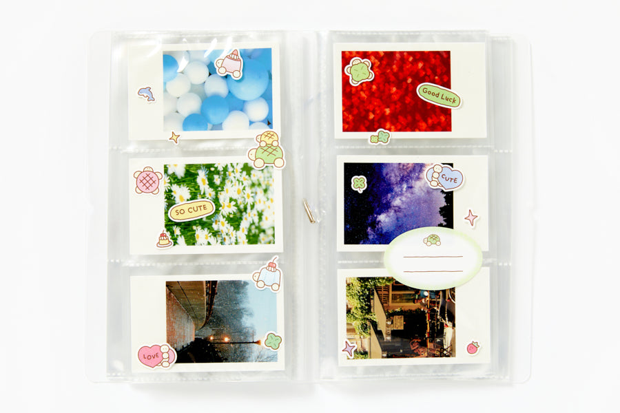 3-Pocket Translucent Collect Book - Turtle