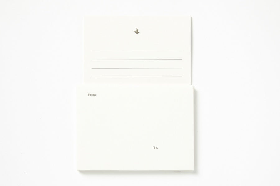 LETTER PAPER MINI WHITE BIRD