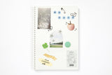 Transparent Cover Spiral Notebook - Apple Clover