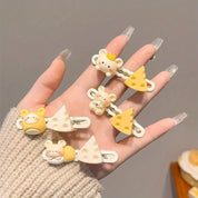 Hair Clip Mouse & Cheese 2PCS