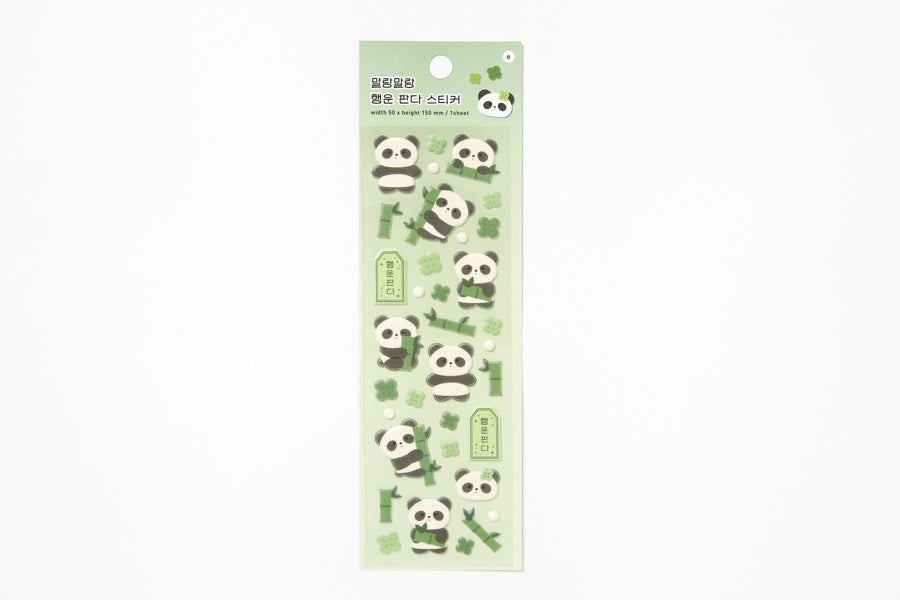 SEAL STICKER EMBOSS PANDA