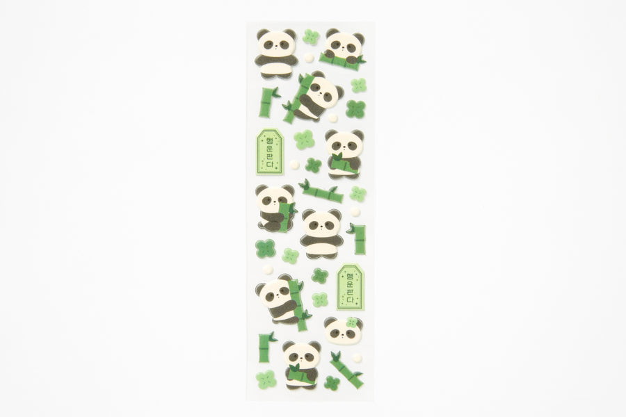 SEAL STICKER EMBOSS PANDA