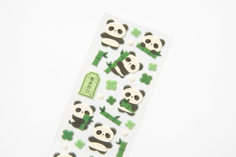 SEAL STICKER EMBOSS PANDA
