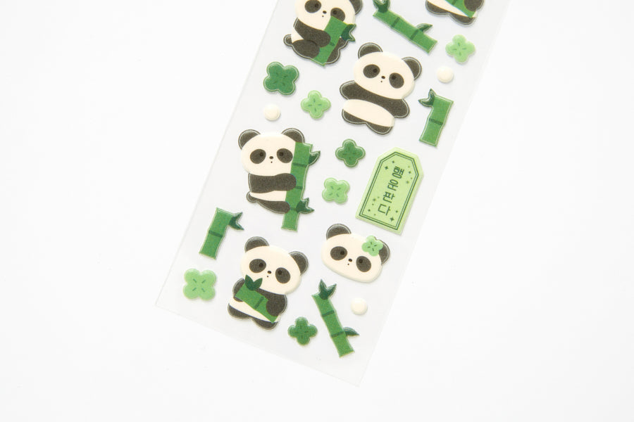SEAL STICKER EMBOSS PANDA