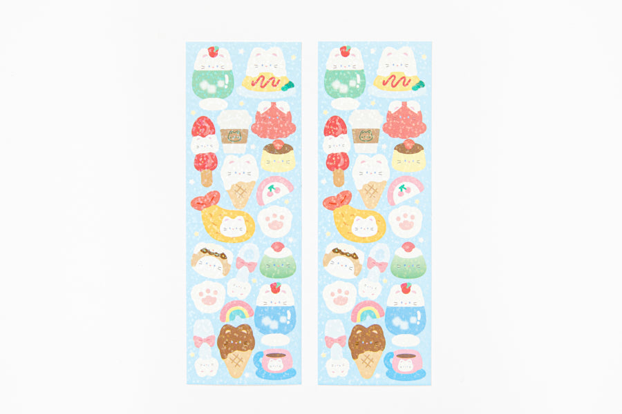 Kitten Dessert Seal Sticker