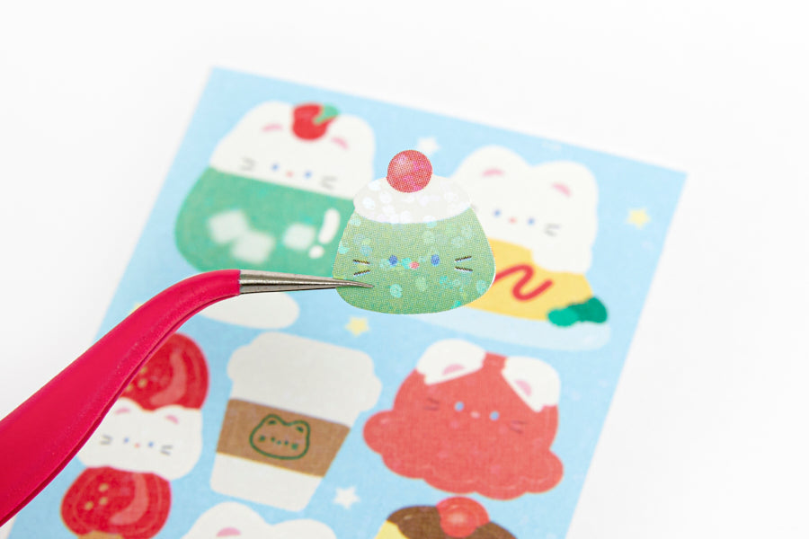 Kitten Dessert Seal Sticker