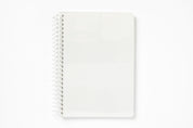 Transparent Cover Spiral Notebook - Heart Bear