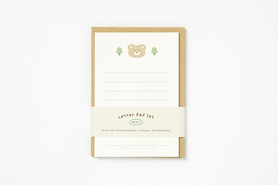 LETTER SET MINI SET BEAR KRAFT