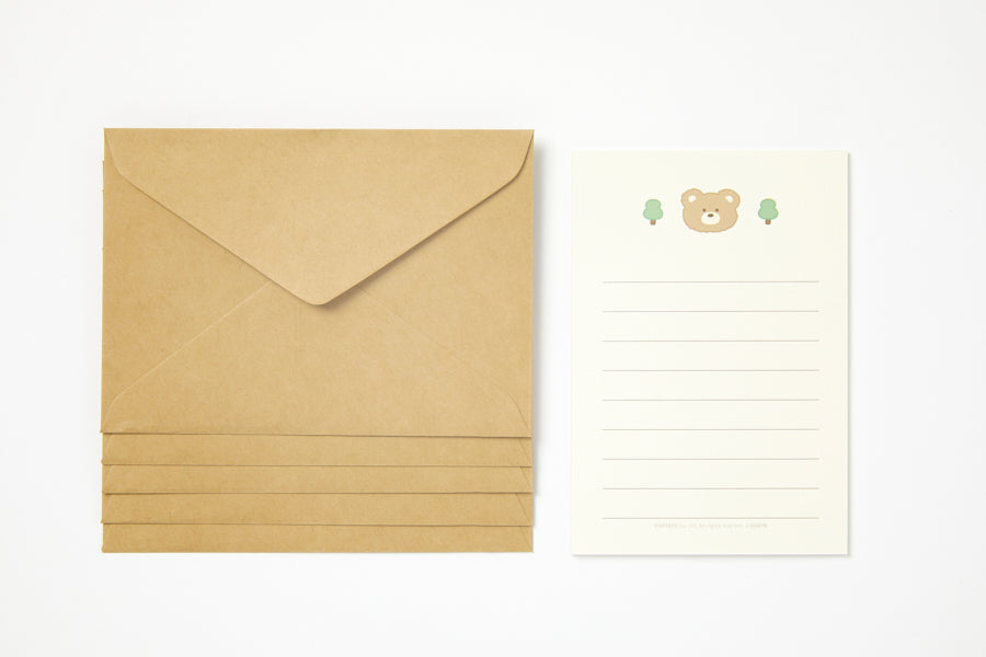 LETTER SET MINI SET BEAR KRAFT
