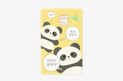 STICKER REMOVABLE CARD DECO PANDA