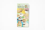 STICKER REMOVABLE CARD DECO BEAR N HAMSTER