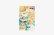 STICKER REMOVABLE CARD DECO BEAR N HAMSTER