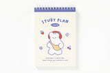 4-Month Study Planner - Rabbit Headphones