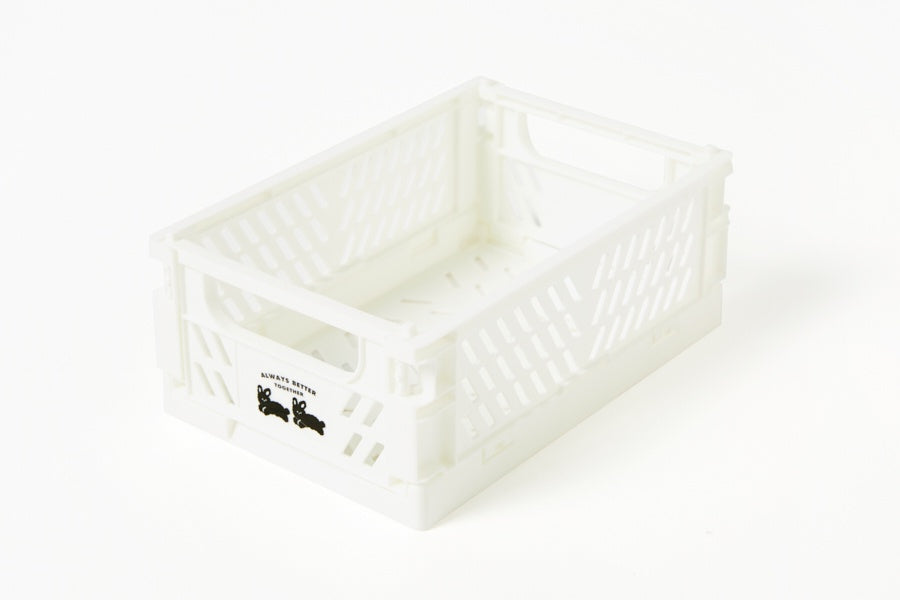 FOLDING STORAGE BOX SIMPLE WHITE