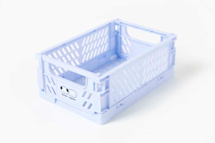 FOLDING STORAGE BOX SIMPLE BLUE