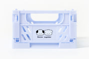 FOLDING STORAGE BOX SIMPLE BLUE