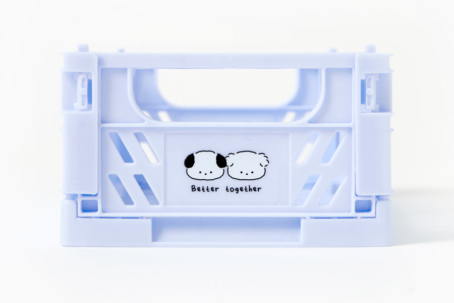 FOLDING STORAGE BOX SIMPLE BLUE