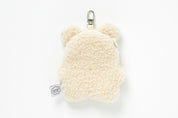 Curly Bear Multi Pouch Keyring - Ivory