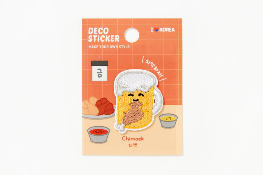 WAPPEN STICKER SOUVENIR CHICKEN AND BEER SMALL