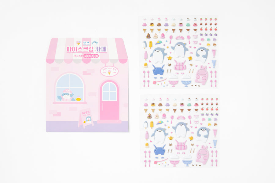 STICKER EMBOSS DECO BOSS