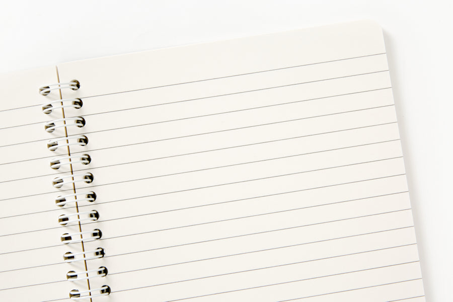 A5 Spring Notebook - Cat (Black)