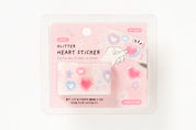 STICKER ROLL GLITTER HEART